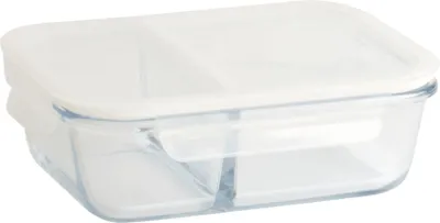 Produktbild von Aufbewahrungsbox Rechteckig 0,95 l / 2 Fächer - Pebbly