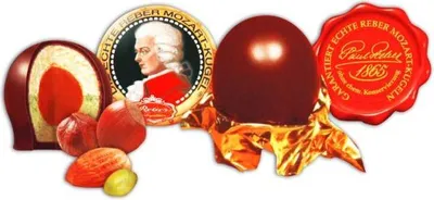 Produktbild von 100G Reber Mozart Confiserie Tuete