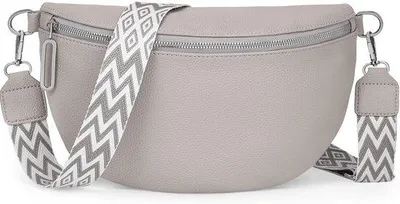 Produktbild von Kompakter Reise- und Wandertasche aus Pflanzenleder, ideal für Frauen, schwarz, 20 cm