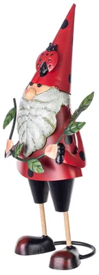Image de Figurine de jardin - Sculpture en métal - Acier - 34 cm - Décoration de jardin pour pelouse et terrasse - 1 pièce