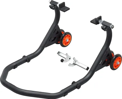 Produktbild von Hi-Q Tools Montageständer III Hinten Schwarz für Motorrad Racing