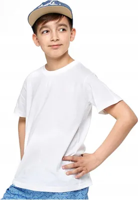 Produktbild von T-Shirt - Kinder T-Shirt Größe 134 - Jungen T-Shirt weiß - T-Shirt Baumwolle - T-Shirt weiß