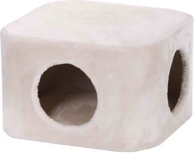 Produktbild von Nobby Starsystem Höhle eckig DE LUXE beige, Maße: 48 x 48 x 30 cm