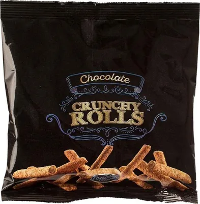 Produktbild von Popcorn Company Crunchy Rolls Chocolate 50g