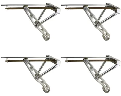 Produktbild von Caravanstütze Kurbelstütze bis 580mm 4x Wohnwagen Stütze Ausdrehstütze Anhänger
