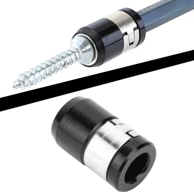 Zdjęcie produktu dla 1/4'' Pierścień magnetyczny do wkrętaka o dużej sile magnetycznej i długości 21 mm do końcówek wkrętakowych (5 szt.)