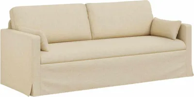 Obrázok produktu pre vidaXL Pohovka krémová 198 x 78 x 80 cm látková