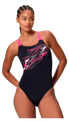 Produktbild von Speedo Medley Logo Medalist Badeanzug Schwarz UK 40 Frau Schwarz UK 40