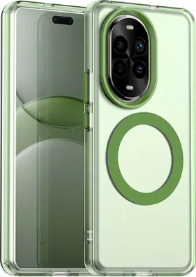 Immagine prodotto di Custodia magnetica per Huawei Nova 13 Pro, sottile custodia traslucida opaca antiurto Verde