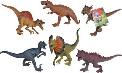 Produktbild von Gumový dinosaurus 17-22cm, 6 druhov