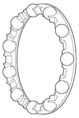 Zdjęcie produktu dla Zębatka SHIMANO - WREATH SG-3C41 - czarna