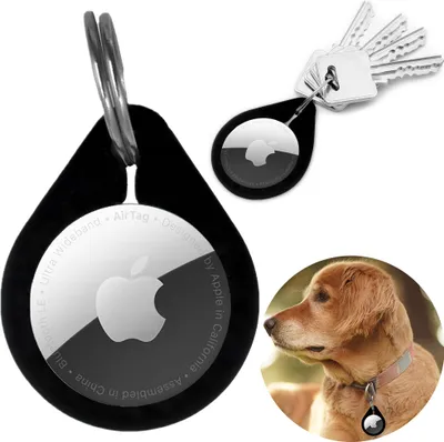 Produktbild von Apple AirTag Halter Schlüsselanhänger TAG000001-B