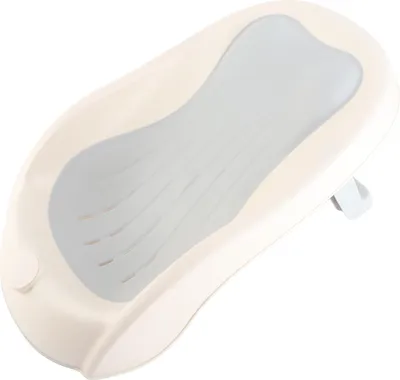 Produktbild von Baby-Badewannenstütze, rutschfest, verstellbarer Winkel, PP-TPE-Badewannensitz für Neugeborene für Zuhause, Reisen, Grau