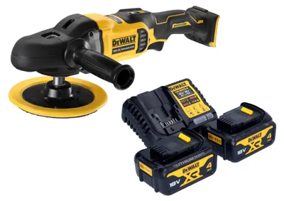 Image de DeWalt DCM 849 M2 Polisseuse excentrique sans fil 18 V 180 mm Brushless + 2x batterie 4,0 Ah + chargeur