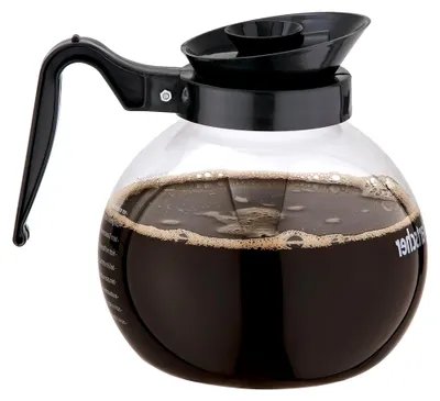 Produktbild von Glaskanne mit Warmhaltefunktion, 1,8 L, Schwarz, 205x205x178 mm