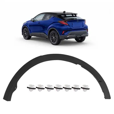 Produktbild von HERSTMOTO Kotflügelverbreiterung Radlaufleiste Links OEM 75606F4010, passend für Toyota C-HR AX10 2016-2023, hinten, ABS-Kunststoff