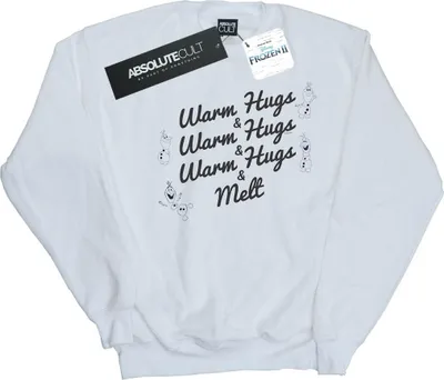Produktbild von Disney - "Frozen 2 Warm Hugs And Melt" Sweatshirt für Herren BI25026 (S) (Weiß)