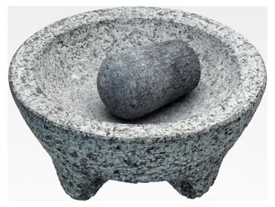 Produktbild von Molcajete – Mexikanisches Mörser- und Stößelset, Granit, 20 cm