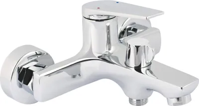 Image de Wall-mounted bathtub faucet