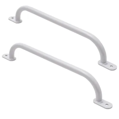 Image de Prises d'escalade TRIBECCO pour aire de jeux, structure d'escalade, lit surélevé & mur d'escalade intérieur (550 mm Gris, 2 pièces)
