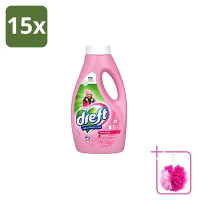 Produktbild von 15 x Dreft Wol & Feinwaschmittel für Wolle und Seide – 990 ml - Sparpackung - 15 Stücke