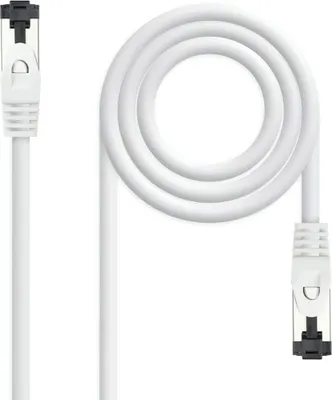 Obrázek produktu pro Nanocable 10.20.2000-W, 0,5 m, Cat8.1, S/FTP (S-STP), RJ-45, RJ-45, Bílá