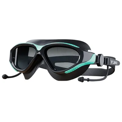 Produktbild von Schwimmbrille für Herren und Damen, UV-Schutz Verstellbar Anti Nebel Profi Schwimmbrille, Schwarz