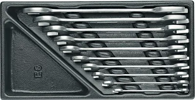 Produktbild von GEDORE 1500 ES-6 Doppelmaulschlüssel-Satz in 1/3 ES-Modul, 6621000