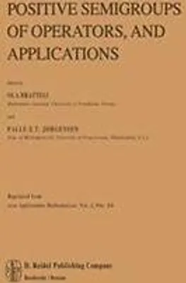 Obrázok produktu pre Positive Semigroups of Operators, and Applications