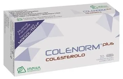 Immagine prodotto di Colenorm Plus Colesterolo 30 Compresse Divisibili
