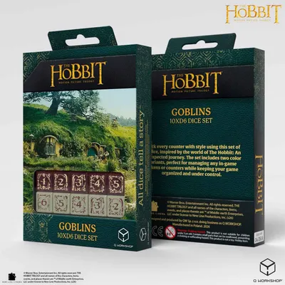 Produktbild von The Hobbit TCG 10x D6 - Goblins