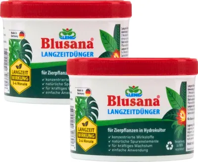 Produktbild von Blusana Langzeitdünger 1 Liter Lewatit HD 50 Hydrokultur-Dünger NPK Ionenaustauscher 3-4 Monate Langzeitwirkung für Zierpflanzen Zimmerpflanzen und Pflanzarrangements