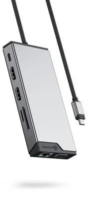 Produktbild von Alogic 12-in-1 USB-C PD DV3 Triple Display Docking Station
