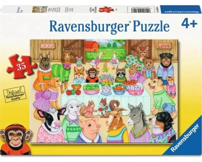 Image de RAVENSBURGER Puzzle Fête à la ferme 35 poupées