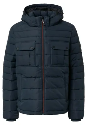 Produktbild von s.Oliver Puffer-Jacke mit Fleece-Futter, abnehmbarer Kapuze und Windfangmanschetten