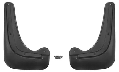 Image de Bavettes garde-boue pour Peugeot 408 2012-2025 Arrière Plastique Noir 2pcs