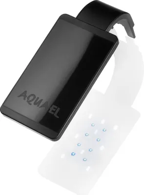 A black and white LED aquarium light.
