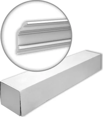 Immagine prodotto di Profhome 650242-box Modanature angolari 1 scatola SET con 4 modanature per soffitto | 8 m