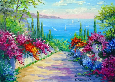 Produktbild von ENJOY Puzzle Sunny way to the sea 1000 Teile