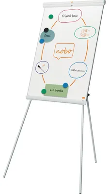 Image de Trépied en acier pour tableau à feuilles mobiles Premium Plus