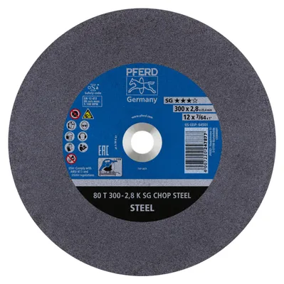 Produktbild von PFERD Cut-off wheels for chopsaws (CHOPSAW) SG CHOP STEEL, 30 cm, 20 Stück(e)