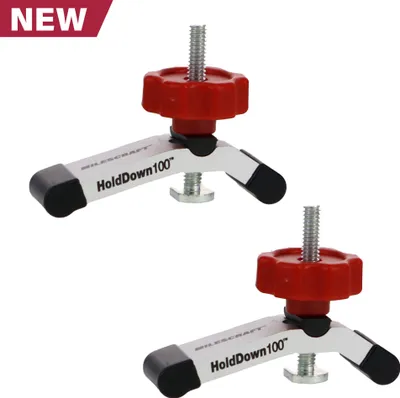 Produktbild von Milescraft | T-Trax - HoldDown100™ Führungsschienenklemme mit T-Profil 2St