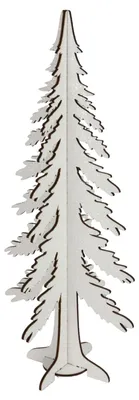 Image de Décoration en bois de Noël Sapin 30 cm Noël Hiver Neige