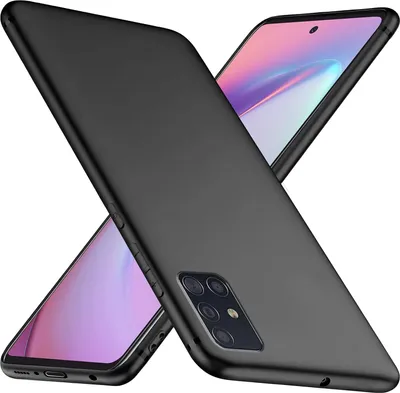 Produktbild von Schutzhülle für Samsung Galaxy A51, Silikon, Rückseite, Schwarz, SM-A515F