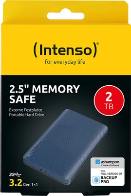 Productafbeelding van Intenso 6029585 Intenso Memory Safe 2 TB externe HDD-Festplatte blau