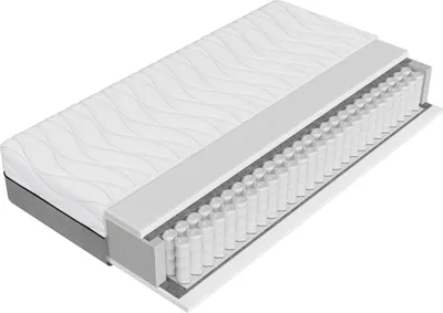 Produktbild von MIRJAN24 Beidseitige Federkernmatratze Oro, Taschenfederkernmatratze, 7-Zonen, Höhe 24 cm, Liegehärten H2/H3 (Größe: 180x200 cm)