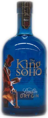 Produktbild von The King of Soho Dry Gin 700ml 42% Vol.
