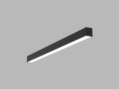 Zdjęcie produktu dla LED2 1238153 Lampa sufitowa NOLI II 120 P, B 20–40 W 3000 K/3500 K/4000 K, czarna