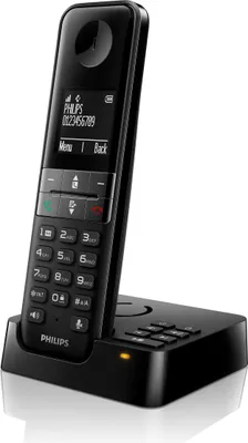 Produktbild von Philips Telefon D4751B/01 - 4,6 CM Display - Kabellos - mit Anrufbeantworter - Hervorragender Klang - Schwarz