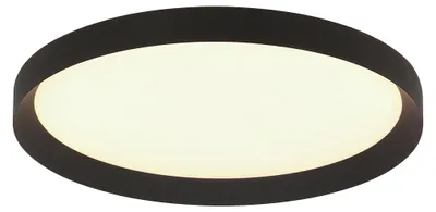 Image de Steinhauer - plafonnier - Flady - noir - plastique métal - Ø 40cm - LED - 3685ZW